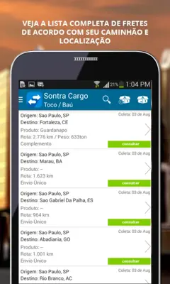 Sontra Cargo android App screenshot 5